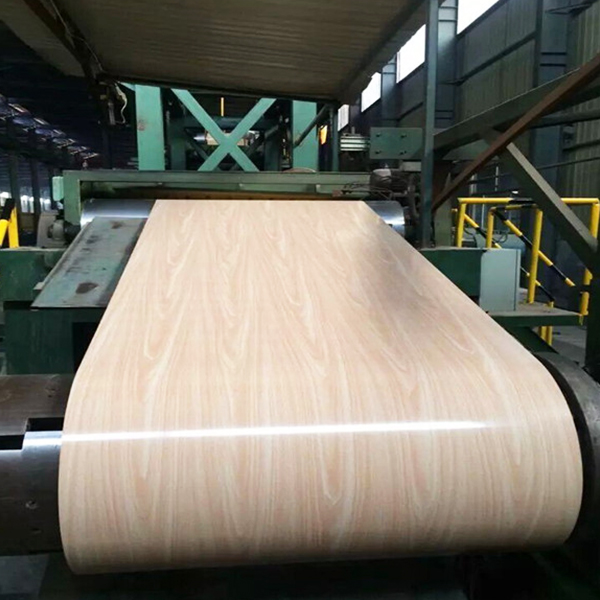 建築用彩色塗層鋼捲木紋裝飾牆/電梯