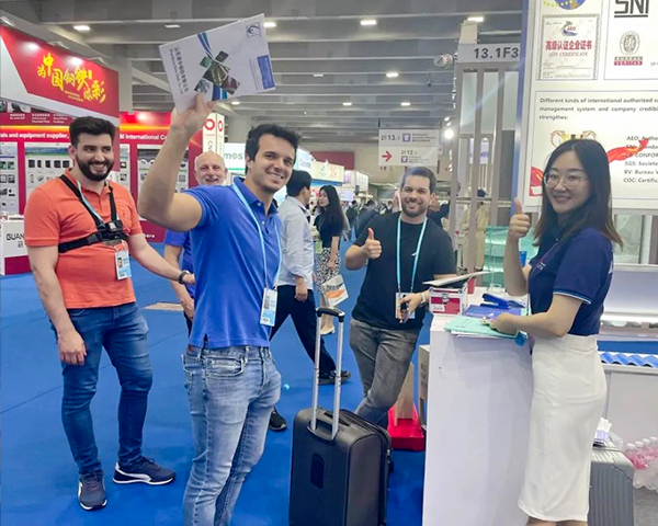 山東中鋼首次亮相廣交會品牌展首日開門紅