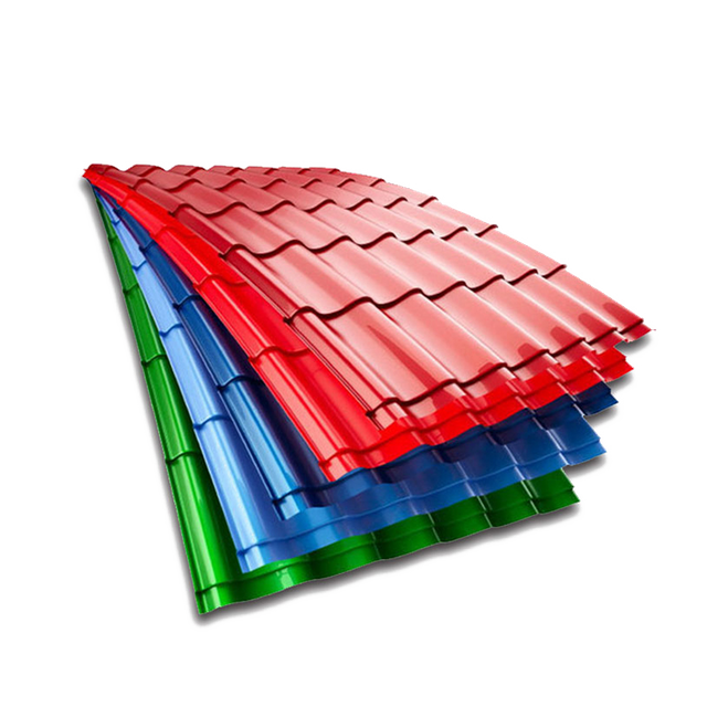 波纹PPGI/PPGL 0.12-1.5mm镀锌钢瓦建筑材料板