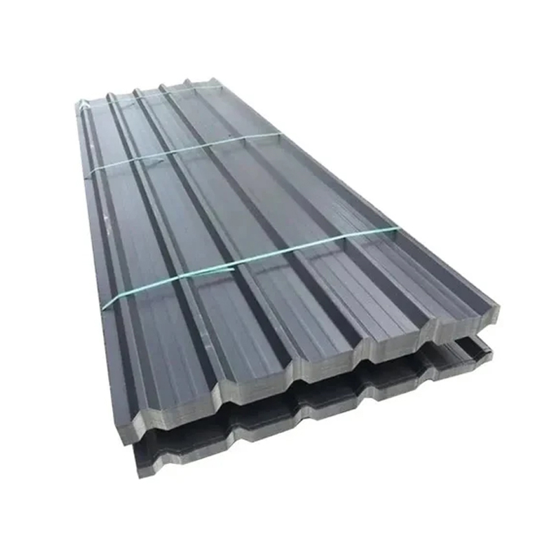 彩色屋面梯形波波紋鋼板 