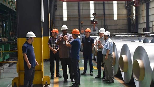 索马里驻华大使Awale Ali Khurane一行莅临中钢物资集团参观考察