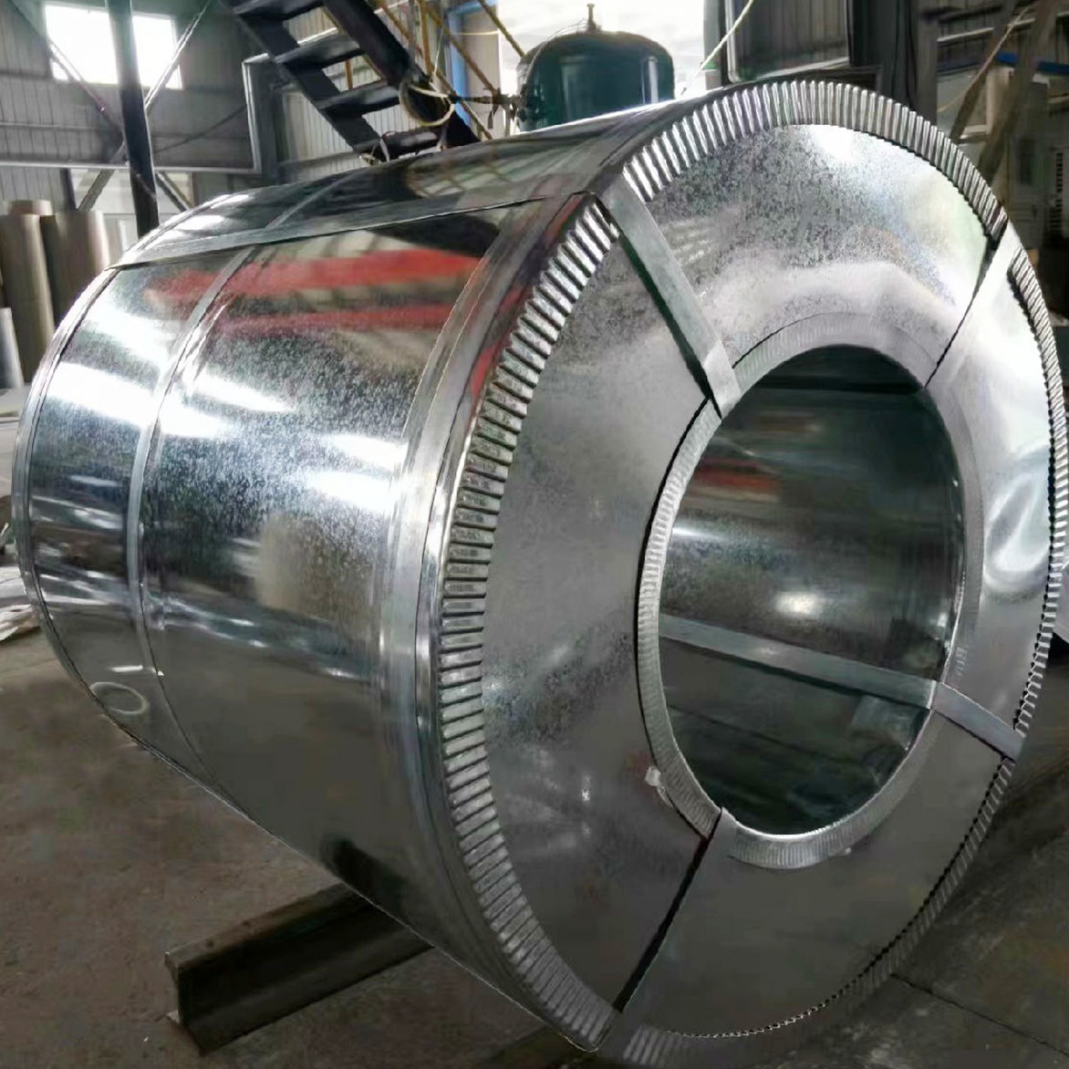 熱浸鍍鋅鋼捲 ASTM A653 G90 Dx51d Z275 Z350 鍍鋁鋅 Az150 鋼 Hdgi 卷